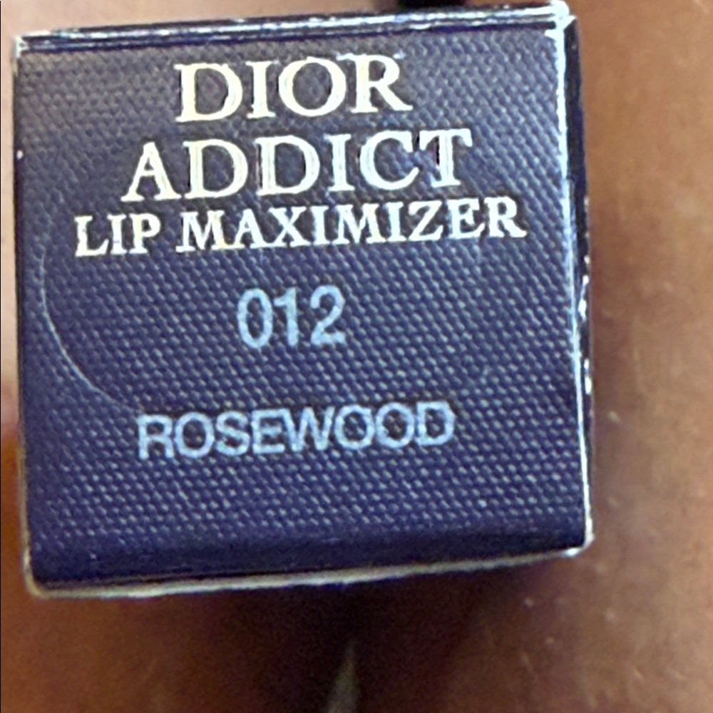 Dior Cream Velvet Cosmetic Pouch with Gold CD Emblem - Picture 4 of 4